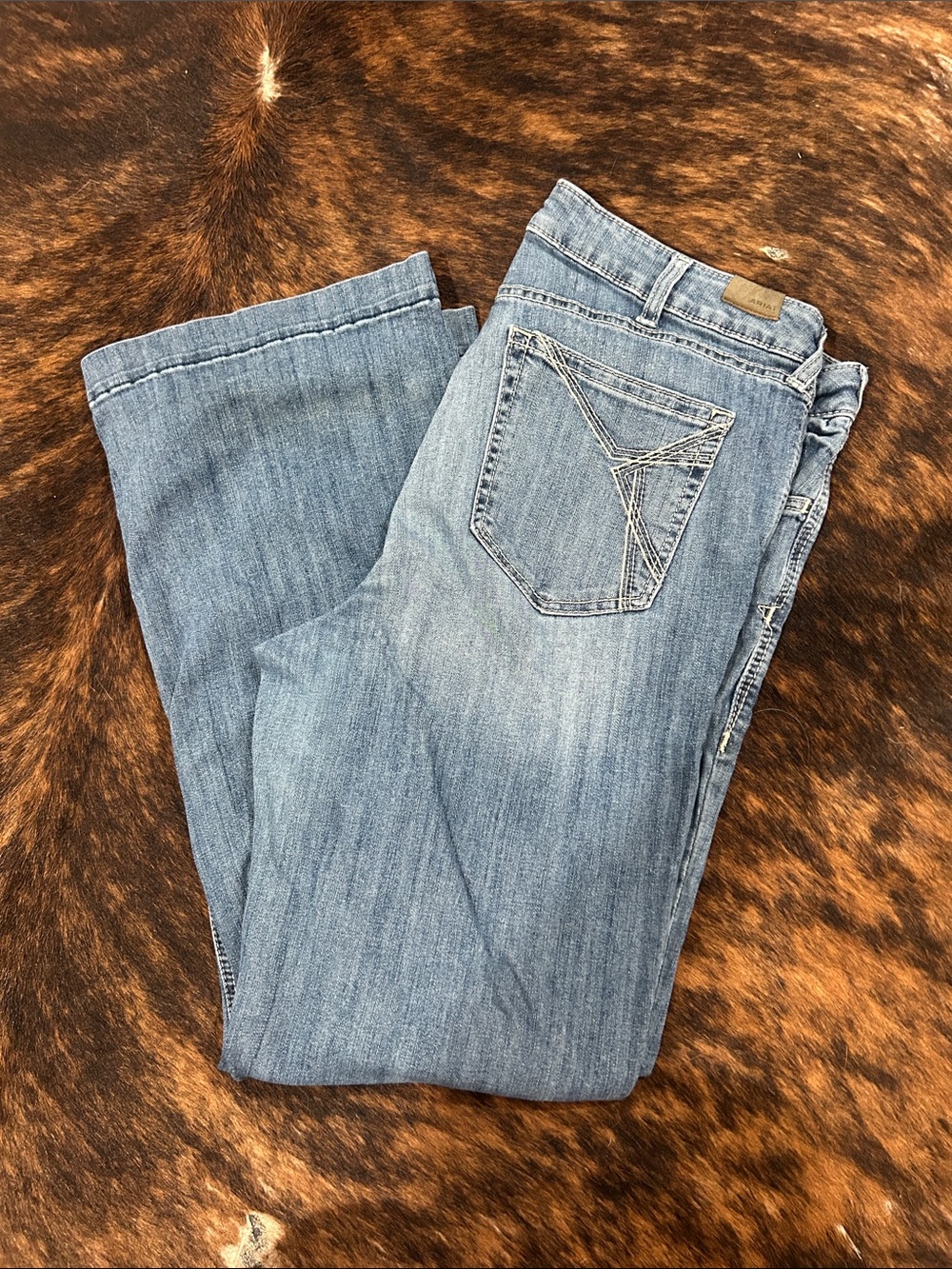 Ariat Women's Light Blue trouser Jeans